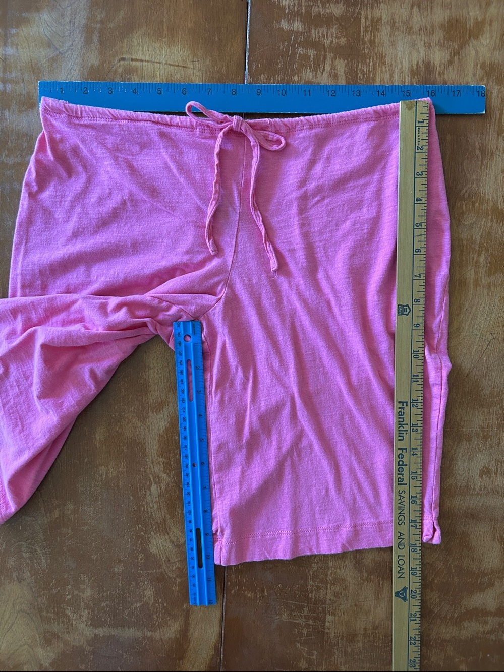 LRL Pajama Bermuda Shorts Set - Pink - Sz Small - Picture 11 of 12